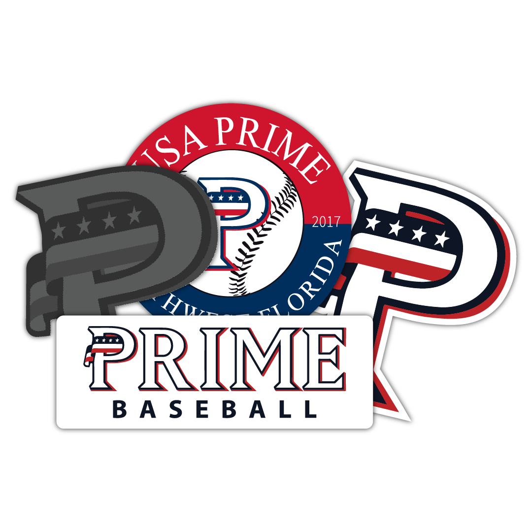 Prime Baseball Prime Baseball Team Stickers - 3